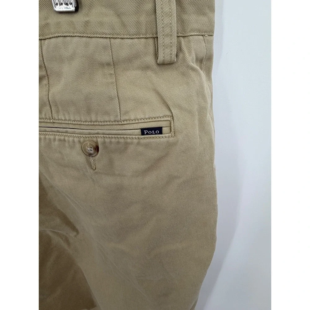 Polo Ralph Lauren Shorts‎ Mens 34 Khaki Classic Fit 9 Inch Chino Tan